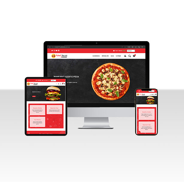 Yemek Paket Servis Web Sitesi